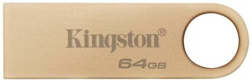Флешка USB Kingston DataTraveler SE9 64ГБ, USB3.0, золотистый [dtse9g3/64gb] 9666448143