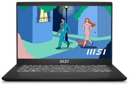 Ноутбук MSI Modern 14 C7M-238RU 9S7-14JK12-238, 14″, IPS, AMD Ryzen 5 7530U 2ГГц, 6-ядерный, 8ГБ DDR4, 512ГБ SSD, AMD Radeon, Windows 11 Home, черный 9666448423