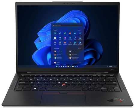 Ноутбук Lenovo ThinkPad X1 Carbon Gen 10 14″, IPS, Intel Core i7 1260P, Intel Evo 2.1ГГц, 12-ядерный, 16ГБ LPDDR5, 512ГБ SSD, Intel Iris Xe graphics, Windows 11 Professional, черный [21cb007jrt] 9666448672