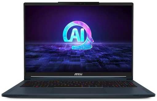 Ноутбук игровой MSI Stealth 16 AI Studio A1VHG-061RU 9S7-15F312-061, 16″, IPS, Intel Core Ultra 9 185H 2.3ГГц, 16-ядерный, 32ГБ DDR5, 2ТБ SSD, NVIDIA GeForce RTX 4080 для ноутбуков - 12 ГБ, Windows 11 Home, синий 9666448875