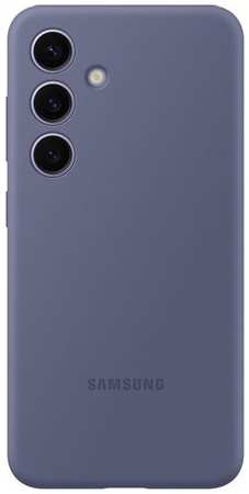 Чехол (клип-кейс) Samsung Silicone Case S24+, для Samsung Galaxy S24+, фиолетовый [ef-ps926tvegru] 9666448893