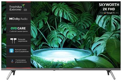 40″ Телевизор SKYWORTH 40E55G, FULL HD, СМАРТ ТВ, Google TV