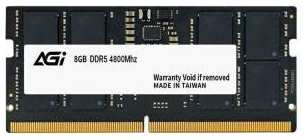 Оперативная память AGI AGI480008SD238 DDR5 - 1x 8ГБ 4800МГц, для ноутбуков (SO-DIMM), Ret 9666462172