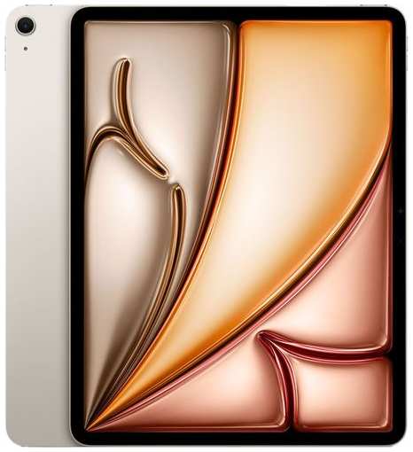 Планшет Apple iPad Air 2024 13″ 128Gb Wi-Fi A2898 M2 13″, 8ГБ, 128GB, Wi-Fi, iOS сияющая звезда [mv293ll/a]