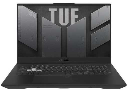 Ноутбук игровой ASUS TUF Gaming F17 FX707ZC4-HX014 90NR0GX1-M000K0, 17.3″, 2023, IPS, Intel Core i5 12500H 2.5ГГц, 12-ядерный, 16ГБ DDR4, 512ГБ SSD, NVIDIA GeForce RTX 3050 для ноутбуков - 4 ГБ, без операционной системы, серый 9666462714