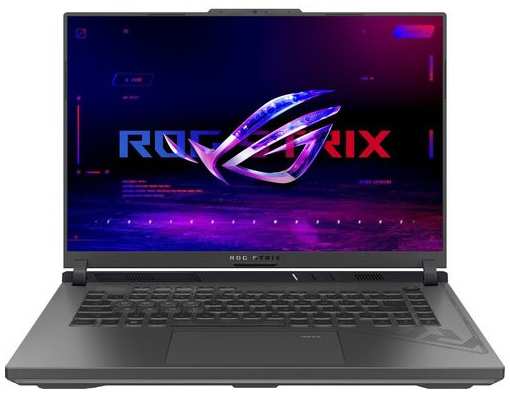 Ноутбук игровой ASUS ROG Strix G16 G614JU-N3110 16″, 2023, IPS, Intel Core i7 13650HX 2.6ГГц, 14-ядерный, 16ГБ DDR5, 512ГБ SSD, NVIDIA GeForce RTX 4050 для ноутбуков - 6 ГБ, без операционной системы, [90nr0cc1-m008t0]