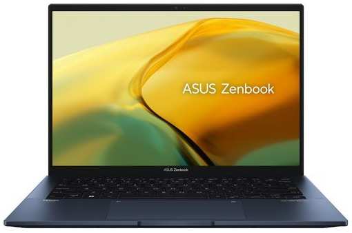 Ноутбук ASUS Zenbook 14 UX3402VA-KP696 14″, IPS, Intel Core i5 13500H 2.6ГГц, 12-ядерный, 16ГБ LPDDR5, 512ГБ SSD, Intel Iris Xe graphics, без операционной системы, [90nb10g1-m014w0]