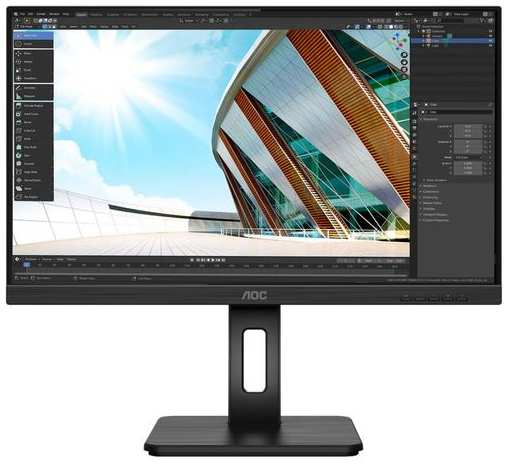 23.8″ Монитор AOC Pro Q24P2Q, 2560x1440, IPS, 75Гц, 1хHDMI, 1хDP