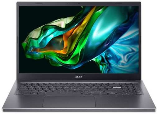 Ноутбук Acer Aspire 5 A515-58GM-735Z NX.KQ4CD.004, 15.6″, IPS, Intel Core i7 13620H 2.4ГГц, 10-ядерный, 16ГБ DDR4, 512ГБ SSD, NVIDIA GeForce RTX 2050 - 4 ГБ, без операционной системы, металлический