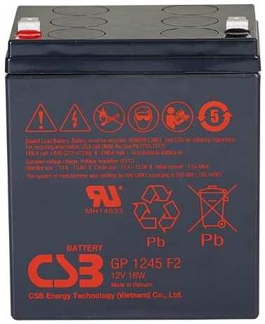 Аккумуляторная батарея для ИБП CSB GP 1245 F2 (12V16W) 12В