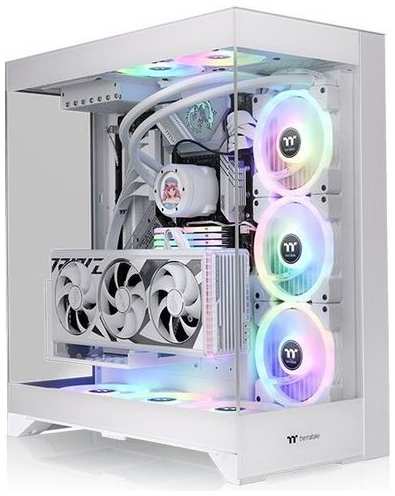 Корпус ATX Thermaltake CTE E550 TG, Midi-Tower, без БП, белый [ca-1z8-00m6wn-00] 9666465669