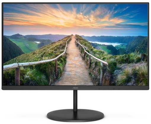 27″ Монитор AOC Q27V4EA, 2560x1440, IPS, 75Гц, 1хHDMI, 1хDP, черный 9666466743