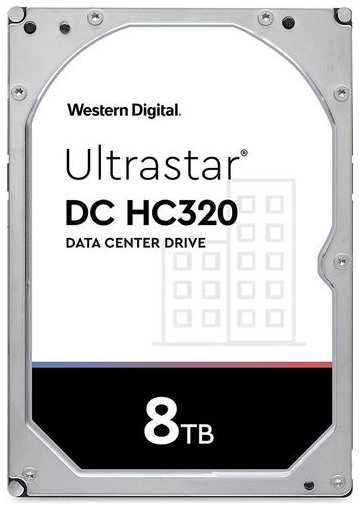 Жесткий диск WD Ultrastar DC HC320 HUS728T8TALE6L4, 8ТБ, HDD, SATA III, 3.5″ [0b36452]