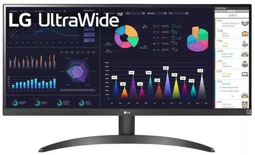 29″ Монитор LG UltraWide 29WQ500-B, 2560x1080, IPS, 100Гц, 1хHDMI, 1хDP, [29wq500-b.aruz]