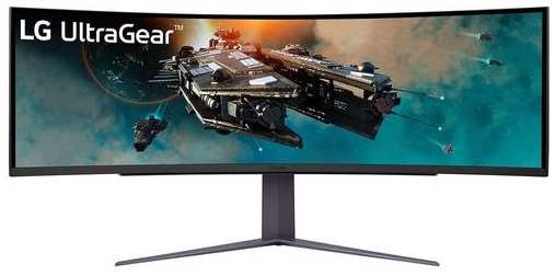 49″ Монитор LG UltraGear 49GR85DC-B, 5120x1440, VA, 240Гц, 2хHDMI, 1хDP, изогнутый, [49gr85dc-b.aruz]