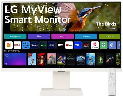 31.5″ Монитор LG MyView 32SR83U-W, 3840x2160, IPS, 2хHDMI, 1хType-С, белый [32sr83u-w.aruz] 9666468721