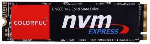 SSD накопитель COLORFUL CN600 256GB 256ГБ, M.2 2280, PCIe 3.0 x4, NVMe, M.2