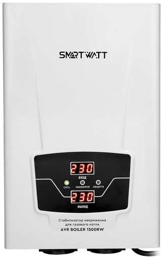 Стабилизатор напряжения SMARTWATT AVR Boiler 1500RW белый [4512020020001]