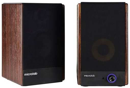 Колонки Bluetooth Microlab Solo 3, 2.0, коричневый 9666476239
