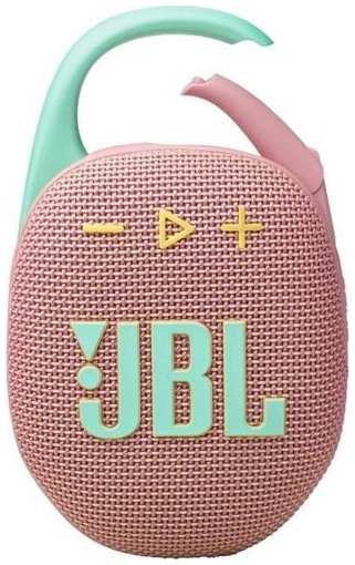 Колонка портативная JBL Clip 5, 7Вт, розовый 9666476754