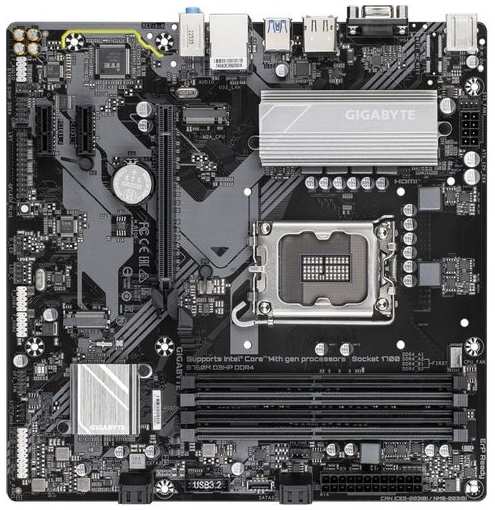 Материнская плата GIGABYTE B760M D3HP DDR4, LGA 1700, Intel B760, mATX, Ret 9666478967