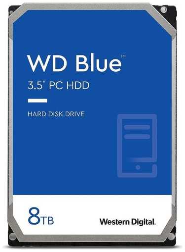 Жесткий диск WD Blue WD80EAAZ, 8ТБ, HDD, SATA III, 3.5″ 9666480927