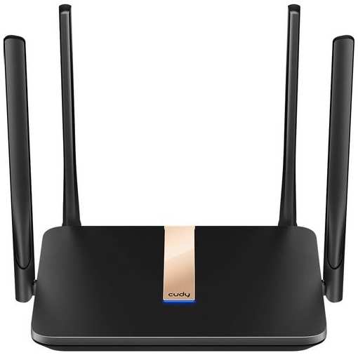 Wi-Fi роутер CUDY LT500D, AC1200, черный 9666483582