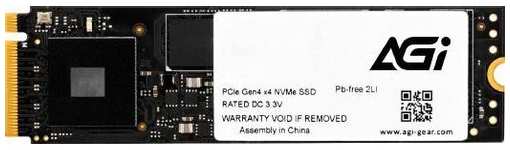 SSD накопитель AGI AI838 AGI2T0G44AI838 2ТБ, M.2 2280, PCIe 4.0 x4, NVMe, M.2 9666483741