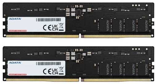 Оперативная память A-Data AD5U56008G-DT DDR5 - 2x 8ГБ 5600МГц, DIMM, Ret 9666483836
