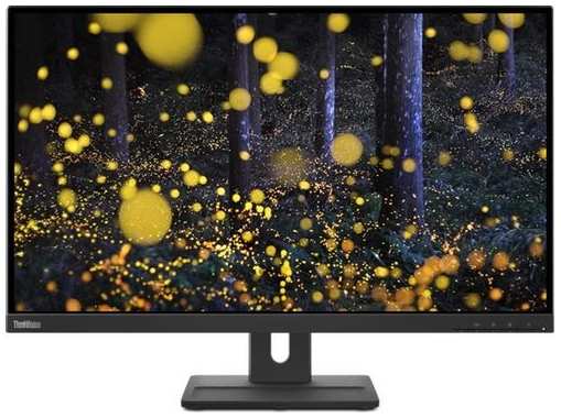 27″ Монитор Lenovo ThinkVision E27q-20, 2560x1440, IPS, 75Гц, 1хHDMI, 1хDP, черный [62d0gat1uk] 9666483879