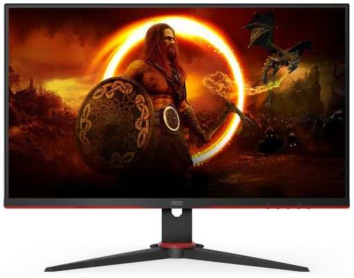 27″ Монитор AOC 27G2SPAE, 1920x1080, IPS, 165Гц, 2хHDMI, 1хDP, черный/красный 9666486060