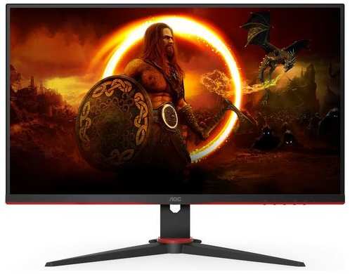 27″ Монитор AOC Gaming 27G2SAE, 1920x1080, VA, 165Гц, 2хHDMI, 1хDP, черный/красный 9666486067