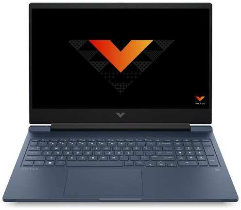 Ноутбук игровой HP Victus 16-r0018ci 8L5H8EA, 16.1″, IPS, Intel Core i5 13500H 2.6ГГц, 12-ядерный, 16ГБ DDR5, 512ГБ SSD, NVIDIA GeForce RTX 4050 для ноутбуков - 6 ГБ, Free DOS, синий 9666487535
