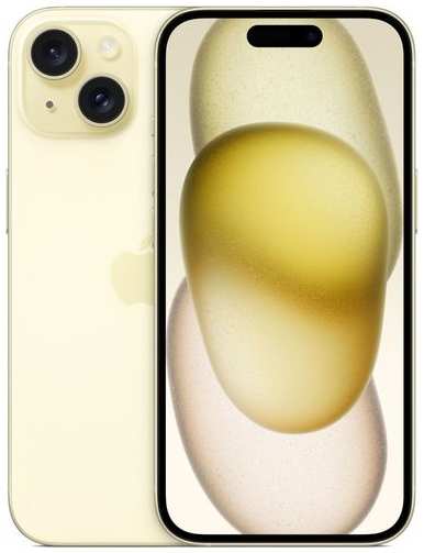 Смартфон Apple iPhone 15 256Gb, A3092, желтый 9666487578