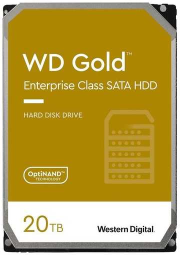 Жесткий диск WD Gold WD201KRYZ, 20ТБ, HDD, SATA III, 3.5″ 9666488029