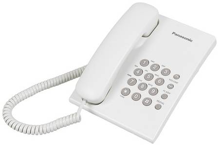 Проводной телефон Panasonic KX-TS2350RUW, белый 96665776