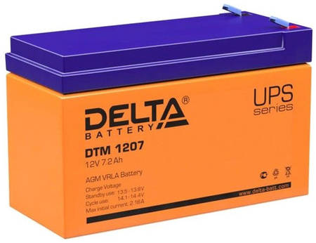 Аккумуляторная батарея для ИБП Delta DTM 1207 12В, 7.2Ач 966697305