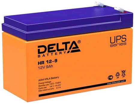 Аккумуляторная батарея для ИБП Delta HR 12-9 12В, 9Ач 966697326