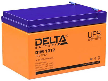 Аккумуляторная батарея для ИБП Delta DTM 1212 12В, 12Ач