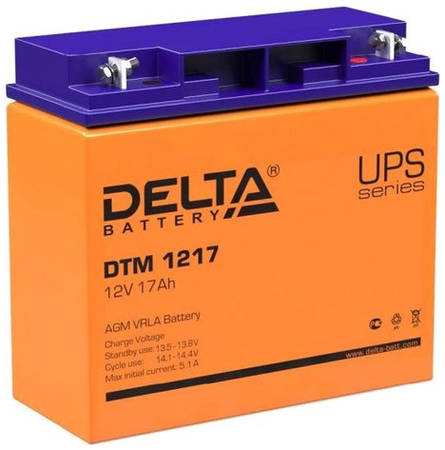 Аккумуляторная батарея для ИБП Delta DTM 1217 12В, 17Ач 966697540