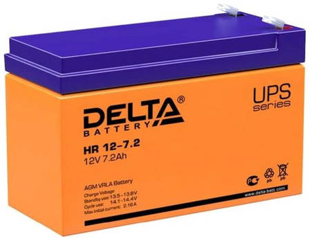 Аккумуляторная батарея для ИБП Delta HR 12-7.2 12В, 7.2Ач