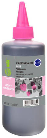 Чернила Cactus CS-EPT6736-250 T6736, для Epson, 250мл, пурпурный 966715877