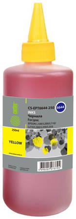 Чернила Cactus CS-EPT6644-250 T6644, для Epson, 250мл, желтый 966715882