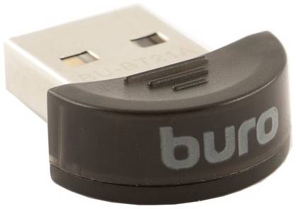 Адаптер USB Buro BU-BT21A BT2.1+EDR class 2 10м черный 966728528