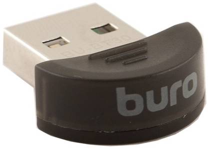 Bluetooth адаптер Buro BU-BT30 BT 3.0+EDR class 2, USB, 10м, черный 966728529