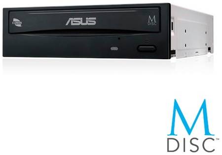 Оптический привод DVD-RW ASUS DRW-24D5MT/BLK/B/AS, внутренний, SATA, OEM