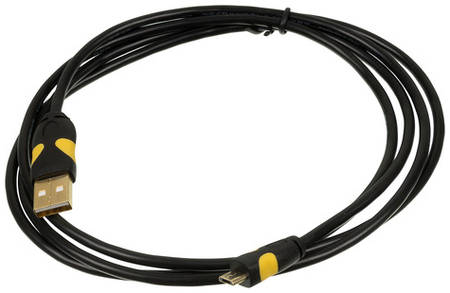 Кабель 2A Smooth connector, micro USB (m) - USB (m), 1.5м, 2A, черный 966760910