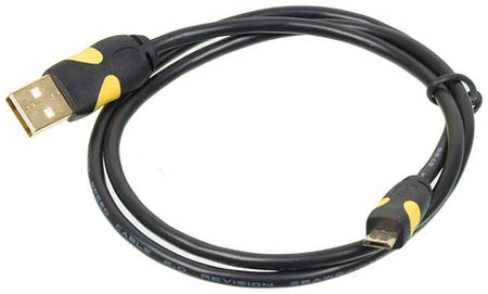 Кабель 2A Smooth connector, micro USB (m) - USB (m), 0.75м, 2A, черный 966760912