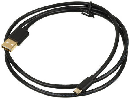 Кабель 2A Square Connector, micro USB (m) - USB (m), 1м, 2A, черный