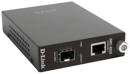Медиаконвертер D-Link DMC-805G/A11A 1000Base-T Gigabit Twisted-pair to Mini GBIC 966790077